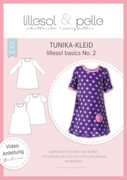 Papierschnittmuster lillesol basics No.2 Tunkia-Kleid